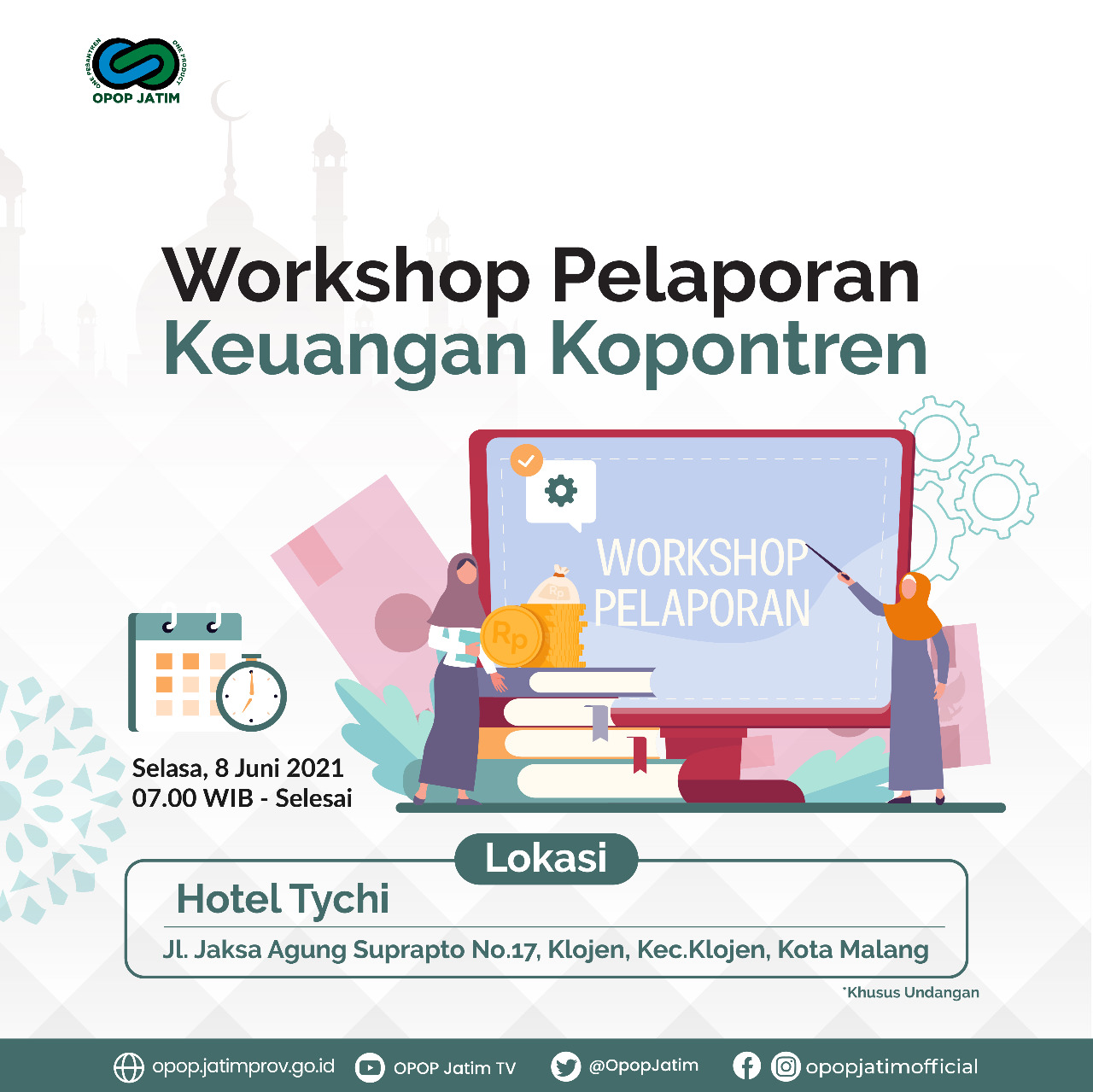 Workshop Pelaporan Keuangan Kopontren OPOP Jatim
